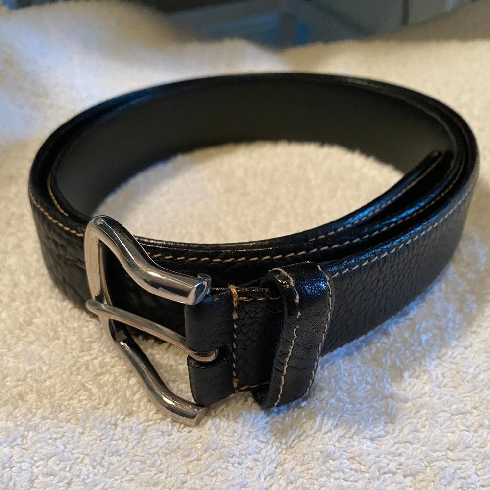 Bergdorf Goodman Longhi Mens Leather Belt- 38